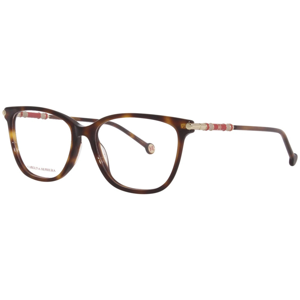 NWT Carolina Herrera CH-0027-05L-55 Havana 55mm Eyeglasses